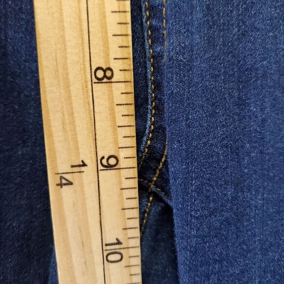 Lane Bryant Jeans Womens Size 16 Blue Super-Stretch Capri Denim - Picture 8 of 12